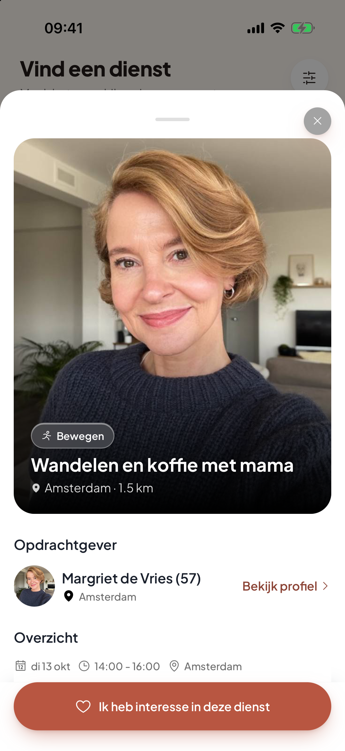 Toon je interesse